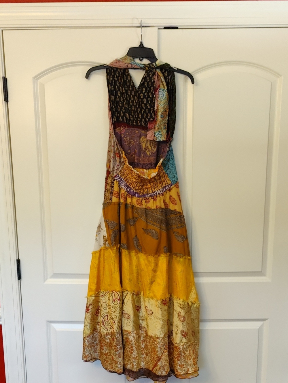 Unbranded Patchwork Halter Dress - Picture 7 of 15